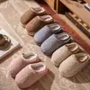 Pantuflas de Algodón para Mujer para Otoño e Invierno 2025, Nuevas Pantuflas de Algodón Gruesas Cálidas de Felpa para el Hogar, para Uso en Interiores y Exteriores, para Maternidad