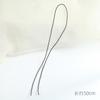 En stock al por mayor cuerda elástica alta de 1.2 mm cuerda redonda café material tejido a mano cuerda de hilo de cuentas al por mayor