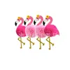 Estilo Tropical Flamenco Rosa Set de Flores de Papel Tridimensional Doble Cara Accesorios de Decoración para Escena de Fiesta Fabricante de Yiwu En Stock