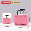 Caja de Embalaje para Postre de Celebridad de Internet Caja para Rollo Suizo Cartón para Mini Pastel Rollo Mousse Pastel Cortado Horneado