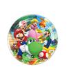 Moneda de Oro Mario Tema Fiesta Decoración Set Decoración de Banquete Accesorios Platos de Papel Servilletas Banner de Cumpleaños