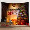 Tapiz decorativo navideño nórdico para el hogar, comercio exterior, alquiler de salas de estar, renovación de habitaciones, tela colgante.