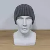 Chapéu de Tricô Masculino Chapéu de Lã Quente Cor Sólida Disponível OEM
