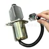 1751ES é adequado para válvula solenoide de corte de chama de escavadeira Volvo 60, interruptor eletrônico de corte de chama, acessórios de gerador, 12V