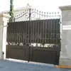 Suministro Directo del Fabricante de Puerta de Hierro Estilo Europeo, Puerta Forjada Estilo Patio, Puerta Corredera de Protección Artesanal de Hierro Forjado