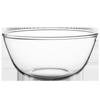 Cuenco para amasar, cuenco grande de vidrio transparente y grueso, resistente a altas temperaturas, cuenco para hornear huevos, cocina