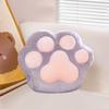 Almohada Muñeca Calentador de Manos con Forma de Pata de Gato Cubre Manos Peluche Muñeco Tres en Uno Muñeco Cojín de Pata de Gato