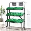 Prateleira de Frutas Rack de Exposição Três Níveis Rack de Legumes Prateleira de Supermercado Rack de Loja de Frutas Frescas Rack de Legumes Supermercado Simples