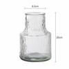 Vaso Transparente Simples Estilo Nórdico Ins Feng Shui Flores Vaso de Vidro para Decoração de Sala de Estar Decoração de Celebridade da Internet
