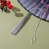 Atacado de Borlas de Nó Chinês, Saquinhos, Borlas Pendentes, Pingentes de Leque, Borlas de Chapéu Vazadas com Contas e Enfeites Pendentes Decorativos