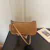 Personalidade Fosca Dropshipping Textura da Moda 2026 Veludo Estiloso Fresco Simples Ombro Único Axila Pequena Bolsa Quadrada