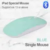 Teclado Bluetooth de 10 pulgadas 9 Adecuado para Teclado y Ratón para iPad Set 8 Teléfono Móvil Apple Android Teclado Bluetooth Universal para Tableta
