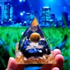 Bola de cristal 73 estilos pirámide transfronteriza bola de cristal grava pirámide artesanías para el hogar adornos de resina