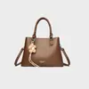 Nova bolsa feminina de outono, bolsa simples de cor sólida para debaixo do braço, bolsa de mão elegante para senhoras, bolsa para trabalho e deslocamento, bolsa transversal
