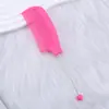 Pente Criativo DIY com Contas, Pente Portátil Curvo de Plástico Doméstico com Cauda Pontiaguda, Pente Fino Liso para Cachear Cabelo, Cuidados com o Cabelo no Atacado