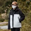 Chaqueta casual de exterior 2026, tres en uno, con forro polar, a prueba de viento, impermeable, a prueba de frío, cálida, con capucha ajustable