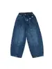Pantalones Vaqueros de Pierna Ancha para Niñas Primavera y Otoño 2026 Nuevo Estilo Sueltos Adelgazantes Bordados con Lazo Pantalones Casuales para Niños Mayores