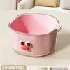 Bonito Cuenco de Frutas de Nuevo Estilo, Exquisito Diseño de Estrella Dopamina, Cesta Doble con Drenaje para Uso Doméstico, Lavabo para Verduras para Sala de Estar y Cocina