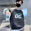 Moletom Infantil 2024 Primavera e Outono Fino para Meninos com Estampa de Letras Casual Suéter de Gola Redonda Manga Longa