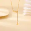 Colar Folha de Bambu Banhado a Ouro Prata Esterlina S925 Calcedônia Branca Natural Yuebao Jewelry Estilo Chinês Elegante Corrente de Clavícula Feminina