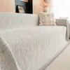 Capa de sofá de chenille, peso alto, resistente a arranhões e durável, adequada para todas as estações, manta de sofá personalizável