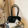 Bolsa de Ombro Única de Luxo para Mulheres, Novo Modelo Outono/Inverno 2025, Adequada para o Trabalho e o Dia a Dia, Bolsa Baguete, Bolsa Transversal, Tendência