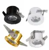 Focos Pequeños 1W3W Ojo de Buey Luces Pulgar para Vitrinas, Luminarias Foco Empotrado 110V12V24V