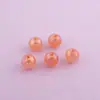 Cuentas Acrílicas Redondas de Agujero Recto de Sirena de 14 mm para Pulsera DIY, Cadena de Teléfono Móvil, Llavero, Cuentas Sueltas, Accesorios de Joyería