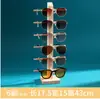 Nuevo Estante de Exhibición de Gafas de Madera Maciza Estante Removible de Almacenamiento de Joyería Gafas de Sol Gafas de Sol Espejo de Proximidad Accesorios de Exhibición