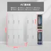 Armario de Acero, Gabinete para Personal, Gabinete de Hierro con Cerradura, Casillero de Baño, Gabinete de Múltiples Puertas, Gabinete de Zapatos para Fábrica, Armario de Almacenamiento
