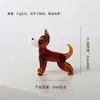 Adorno de Caballo Giratorio de Vidrio Cultural y Creativo de Zibo Mascota del Año del Caballo de Escritorio Figura Souvenir Decoración Regalo Pequeño Creativo