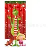 Venta Caliente Transfronteriza Verde Navideño Grinch Divertido Cortina de Puerta Tela de Fondo Decoración de Fiesta Festiva Arreglo para Sesión de Fotos Fuente
