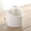 Maceta de Porcelana Blanca Carnosa Simple Creativa Blanca para Interior Planta en Maceta Diámetro Grande Maceta para Flores Carnosas