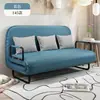 Sofá-Cama Dobrável para Apartamentos Pequenos, Cama de Solteiro/Casal Multifuncional para Sala de Estar, Cama Dobrável Moderna para Casa