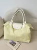 Bolso de mano informal de moda, gran capacidad, bolso de hombro de moda para mujer, bolso tipo cubo plisado versátil, comercio exterior transfronterizo