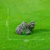 Paisaje en miniatura, pagoda de piedra simulada creativa y pabellón para paisajismo, bonsái de jardinería, accesorios decorativos DIY y pequeños adornos para terrarios