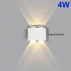 Luminária de Parede Externa LED Branca Telescópio Interna à Prova d'Água Transfronteiriça Luz Branca Luz Quente Externa Jardim Corredor Sala de Estar