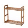 Nuevo Rack de Almacenamiento de Cocina de Plástico de Doble Capa Más Vendido Almacenamiento para el Hogar Rack de Almacenamiento Rack de Almacenamiento para Especias Venta al por Mayor
