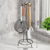 Novo Suporte de Armazenamento Giratório para Espátulas Prateleira de Bancada de Cozinha Gancho Suporte para Colheres e Pás Suporte de Utensílios de Cozinha Prateleira de Armazenamento para Colheres