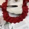 Encaje Bordado de Flor de Tela de Algodón de 4 cm de Ancho para Ropa, Pijamas, Cuello, Puño, Decoración de Borde, Materiales de Decoración Hechos a Mano para Bricolaje