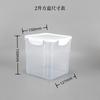 0.6 Litros 1 Litro 1.2 Litros 2 Litros 1.2 kg Catties Cubo Cuadrado para Envasado de Yogur Caja de Plástico Transparente de Seguridad con Tapa