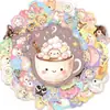Estilo Nuevo Transfronterizo 50 Piezas de Pegatinas Lindas Creativas Estilo Rococo Retro para Botellas de Agua, Patinetas, Pegatinas Impermeables