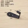 Gancho Simple de Acero Inoxidable Gancho Simple Mochila Escolar de Estudiante Gancho para Ropa Gancho para Puerta de Baño Cocina Gancho Trasero para Abrigo Gancho para Inodoro Gancho Negro