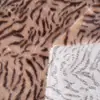 Estampa de vaga-lume, pelo alto-baixo, estampa de zebra pequena, tecido de pelúcia com estampa de zebra, adequado para casacos de pele de vison, brinquedos e capas de almofada