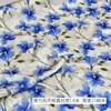 Tela Satinada Elástica de Seda de Morera Estampado Floral Tela Cero Tela para Vestido Cheongsam