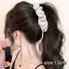 Nuevo y exquisito pasador de pelo con lazo 2026, un accesorio lujoso y de alta gama, con un diseño de pinza de plátano estilo coreano, creando un look dulce y moderno para mujeres