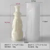 Jiahui Mei Papá Noel Muñeco de Nieve Navideño Vela Aromática Molde de Silicona