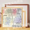 Bloc de notas Serie Color Nebuloso Alto Valor Diario A7 Desprendible Corazón de Niña Práctico Estudiante Cuaderno Sencillo