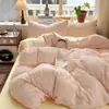 Juego de Cama de Cuatro Piezas Algodón Puro Nuevo Estilo 2026 Sábana de Cama Completamente de Algodón Funda Nórdica Funda de Almohada Dormitorio de Estudiante Juego Individual de Tres Piezas 3