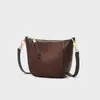Bolsos 2025 Nuevo Bolso para Mujer Otoño e Invierno Cuero Genuino Bolso de Hombro Cruzado Bolso Pequeño de Alta Gama para Viajes Bolso Dumpling